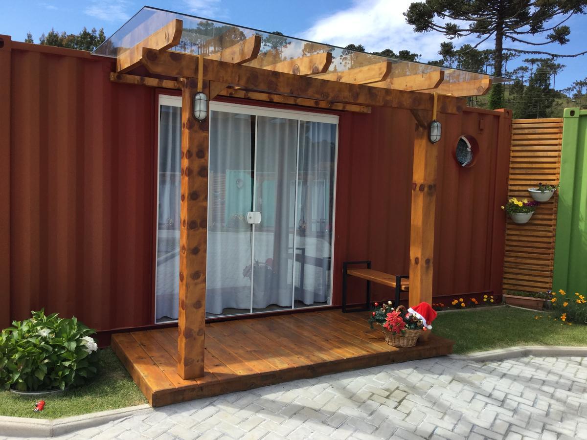 Villa Dos Ventos Hospedagem Container Bom Jardim da Serra Εξωτερικό φωτογραφία